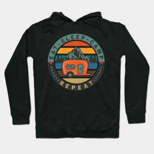 Eat-sleep-camp Hoodie